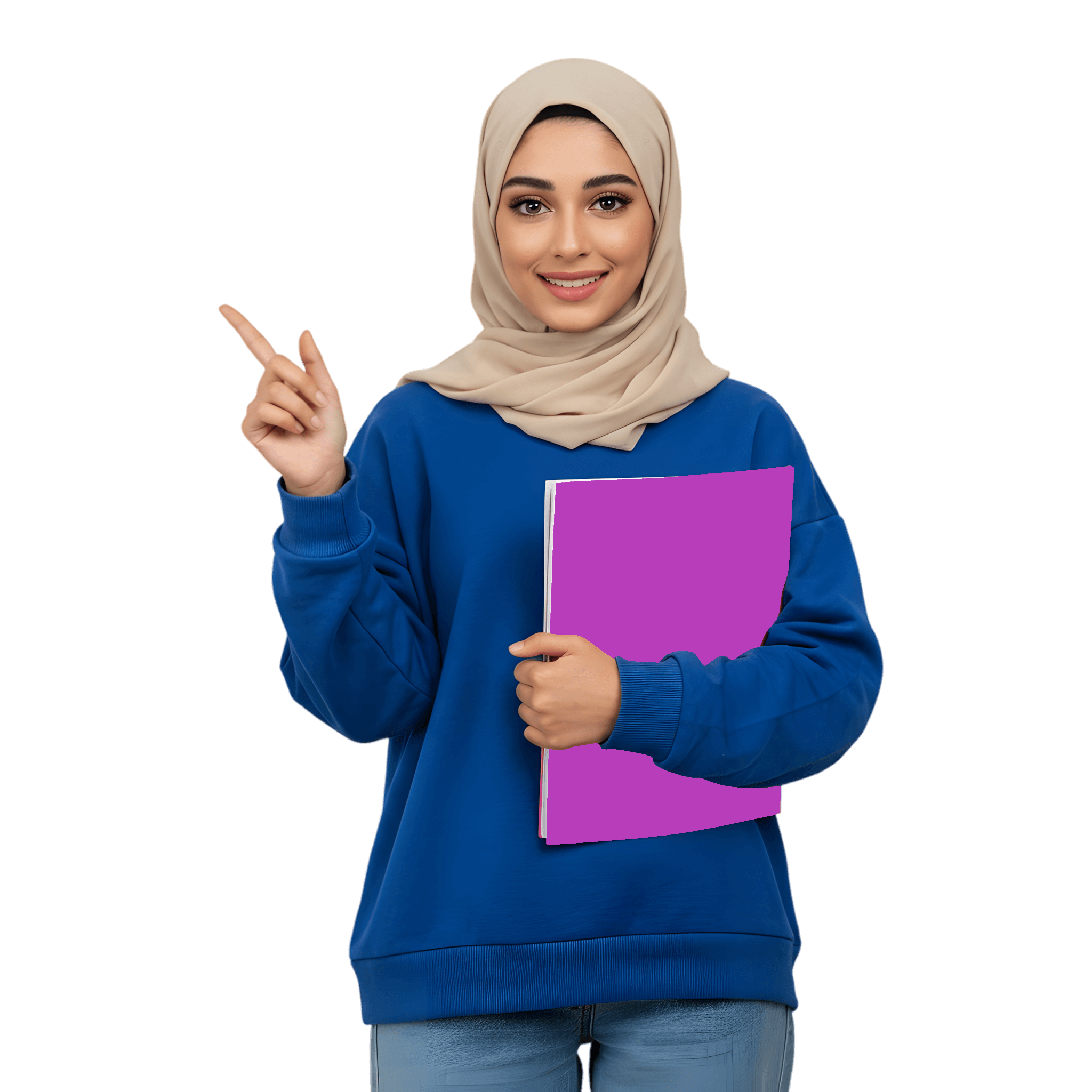 Student celebrating